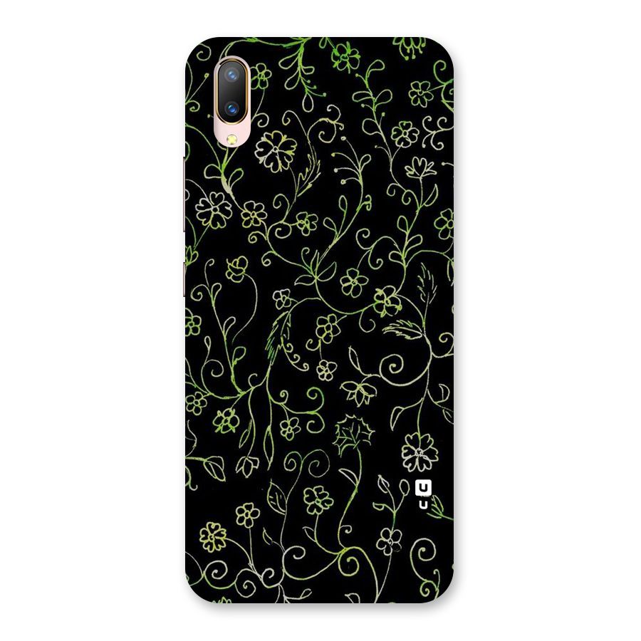 Green Leaves Back Case for Vivo V11 Pro