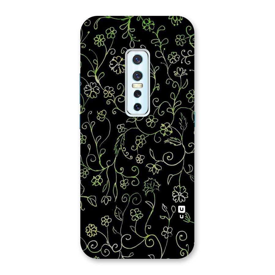 Green Leaves Back Case for Vivo V17 Pro