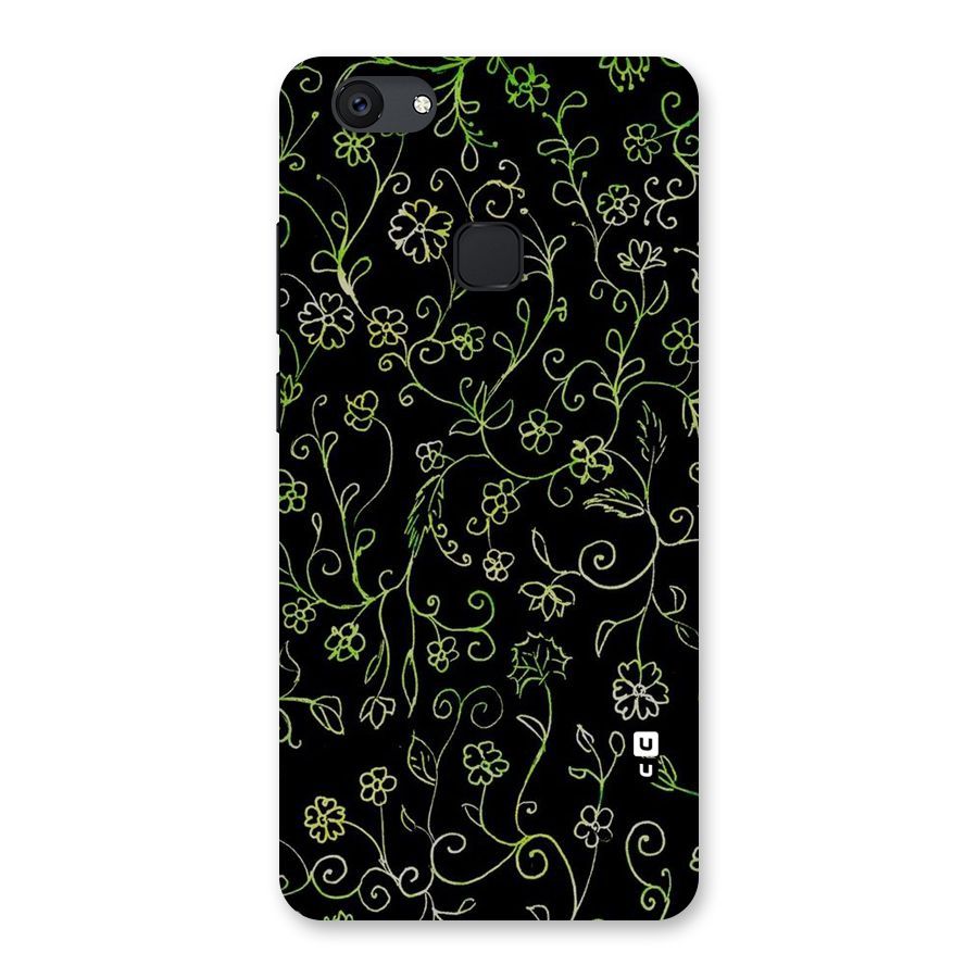 Green Leaves Back Case for Vivo V7 Plus