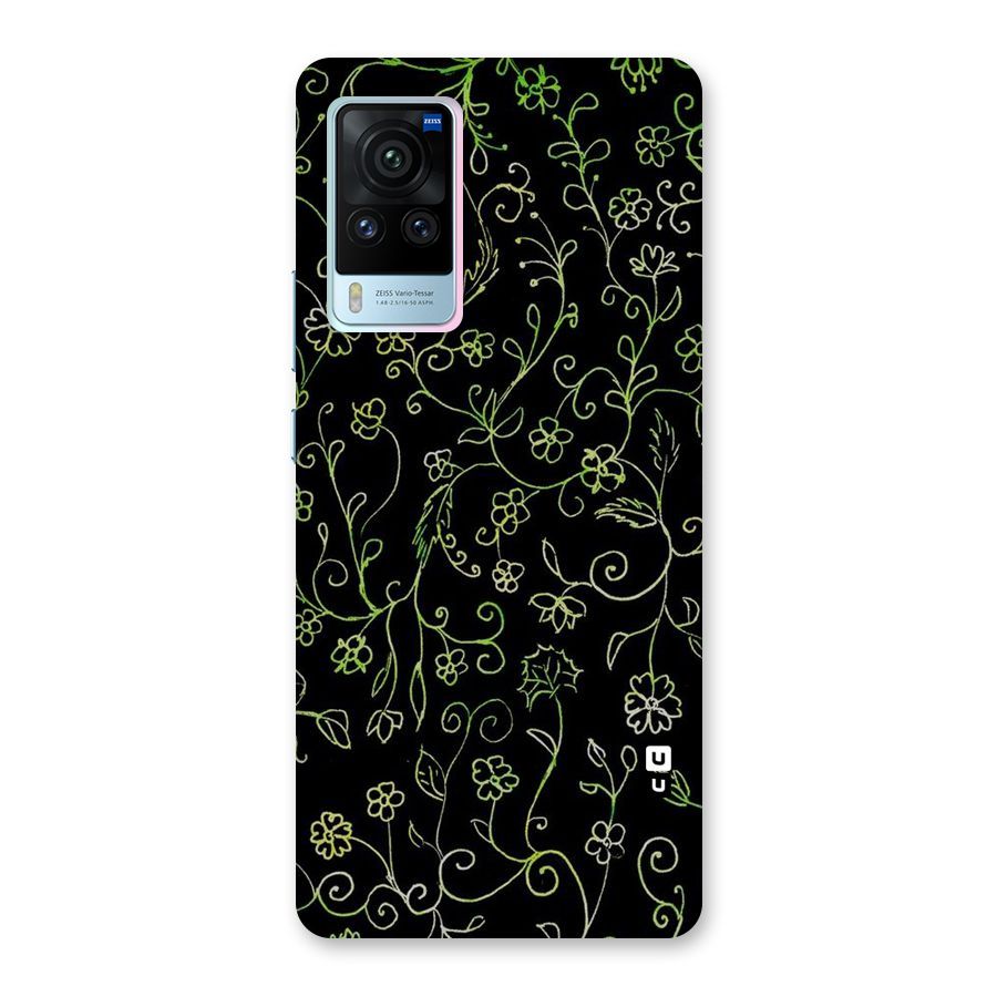 Green Leaves Back Case for Vivo X60 Pro