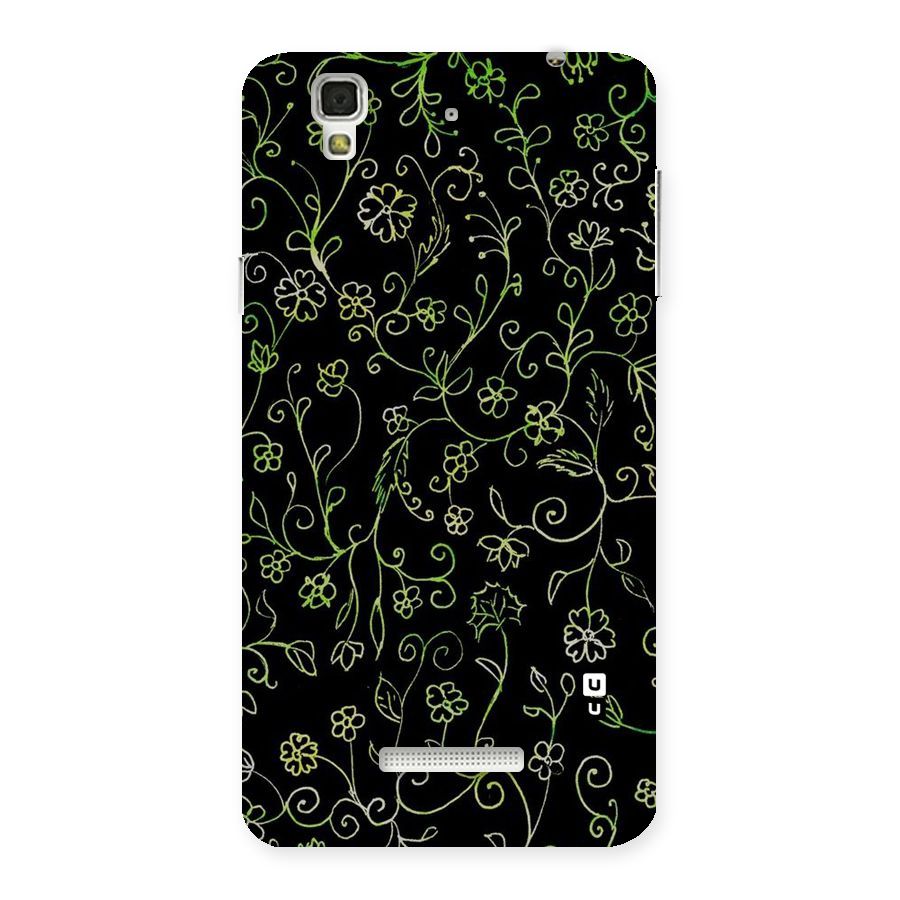 Green Leaves Back Case for Yu Yureka
