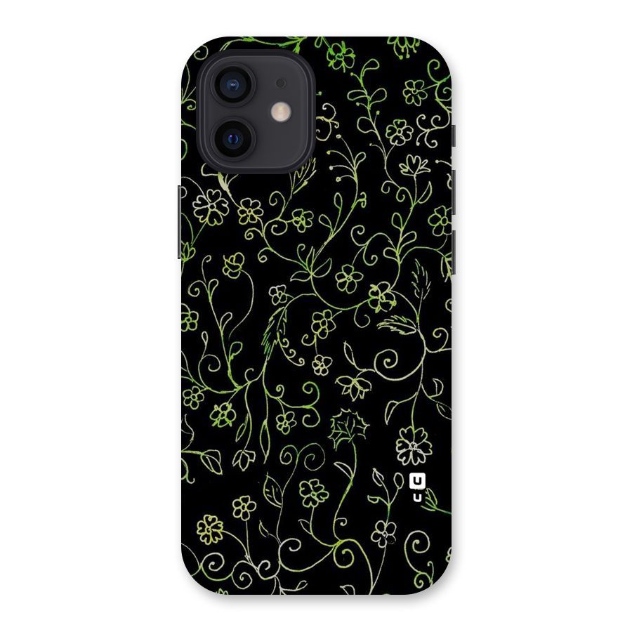 Green Leaves Back Case for iPhone 12