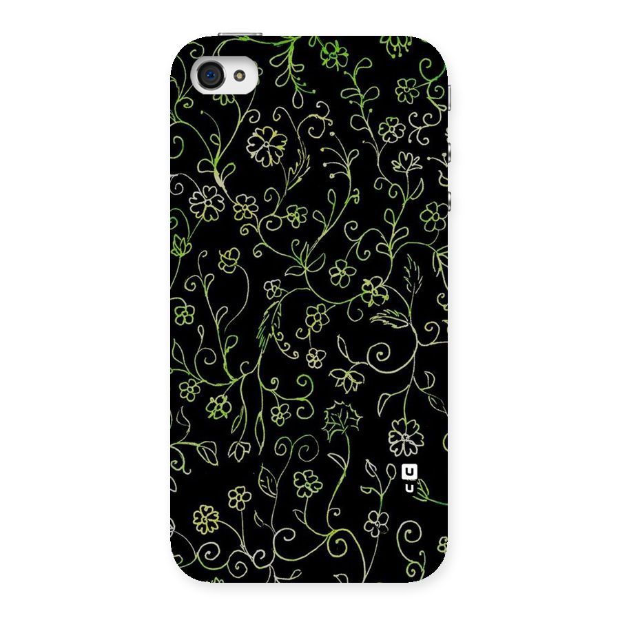 Green Leaves Back Case for iPhone 4 4s