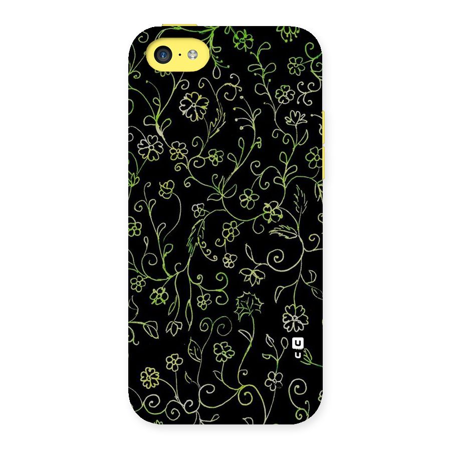 Green Leaves Back Case for iPhone 5C