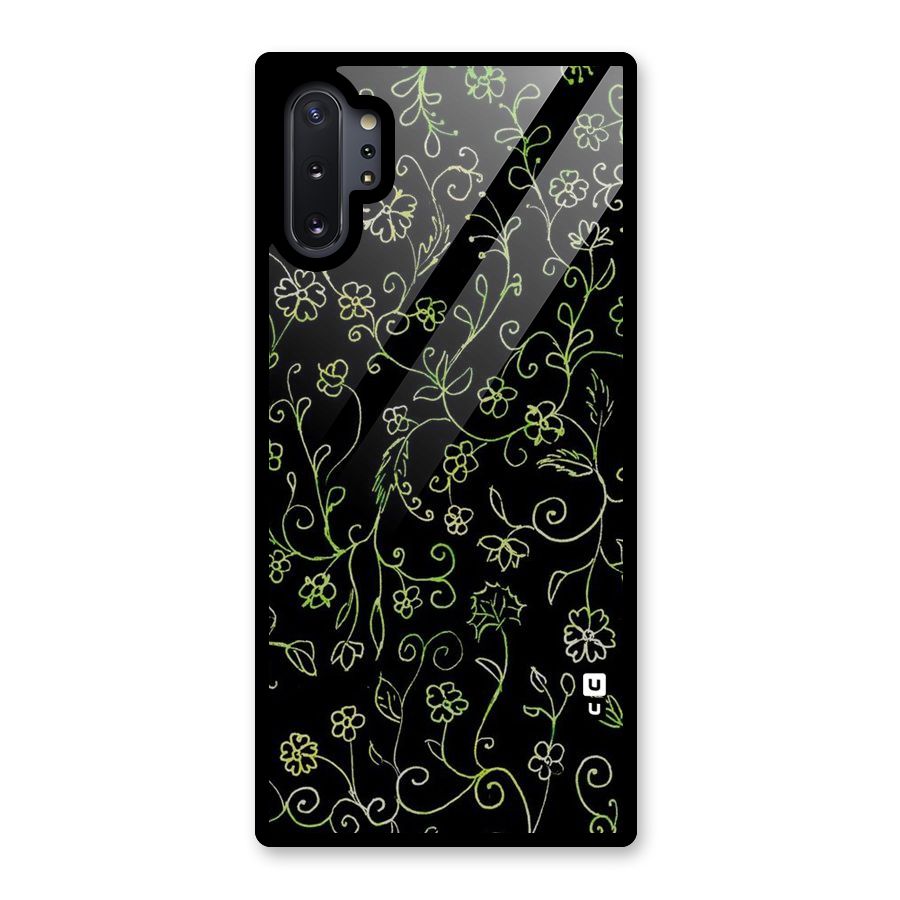 Green Leaves Glass Back Case for Galaxy Note 10 Plus