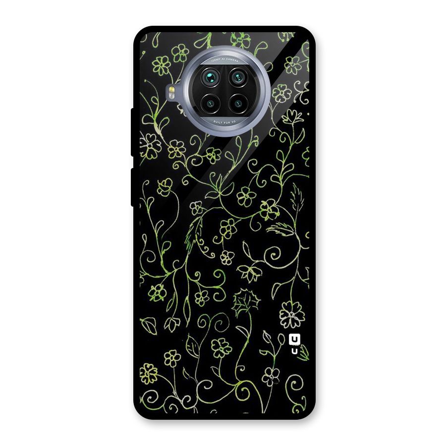 Green Leaves Glass Back Case for Mi 10i
