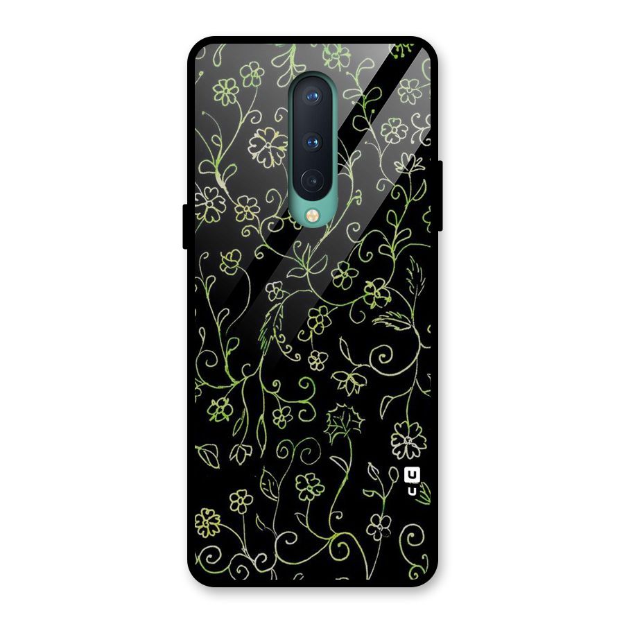 Green Leaves Glass Back Case for OnePlus 8