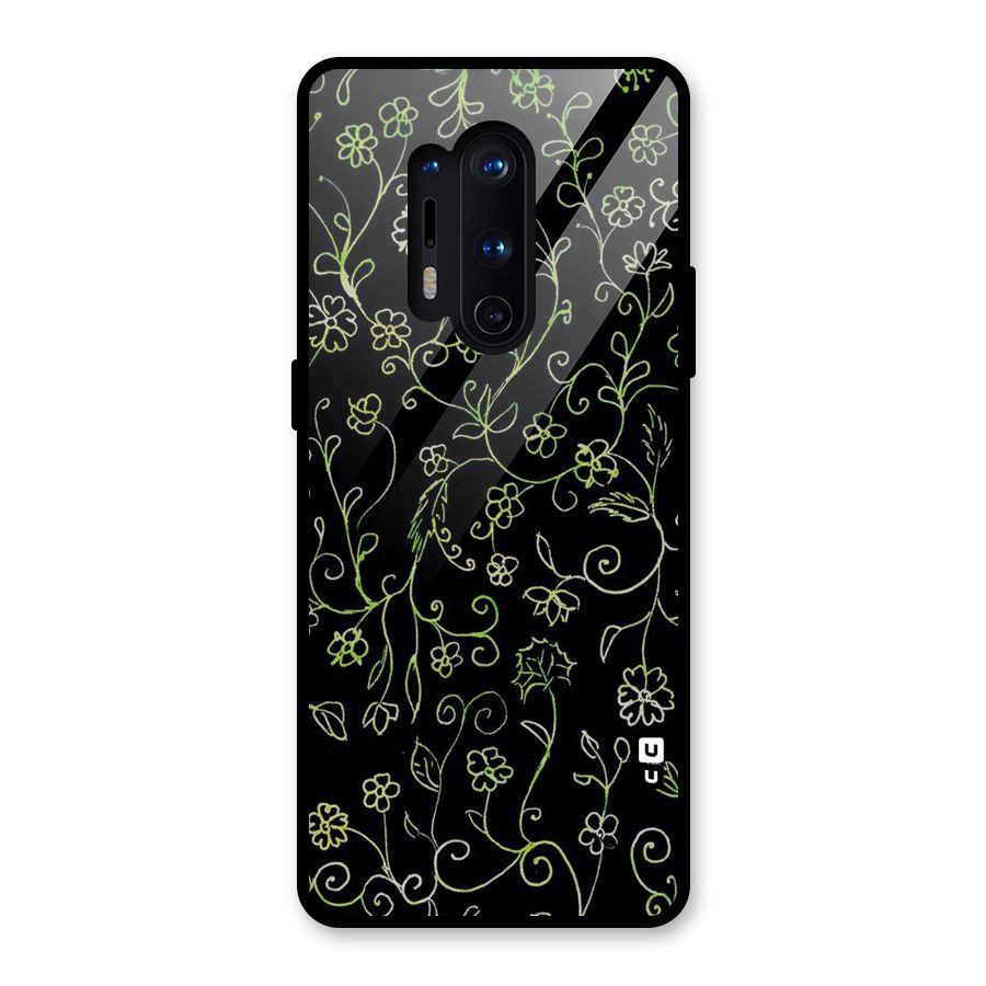 Green Leaves Glass Back Case for OnePlus 8 Pro