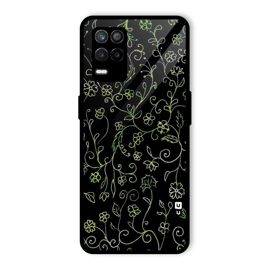 Green Leaves Glass Back Case for Realme 8 5G