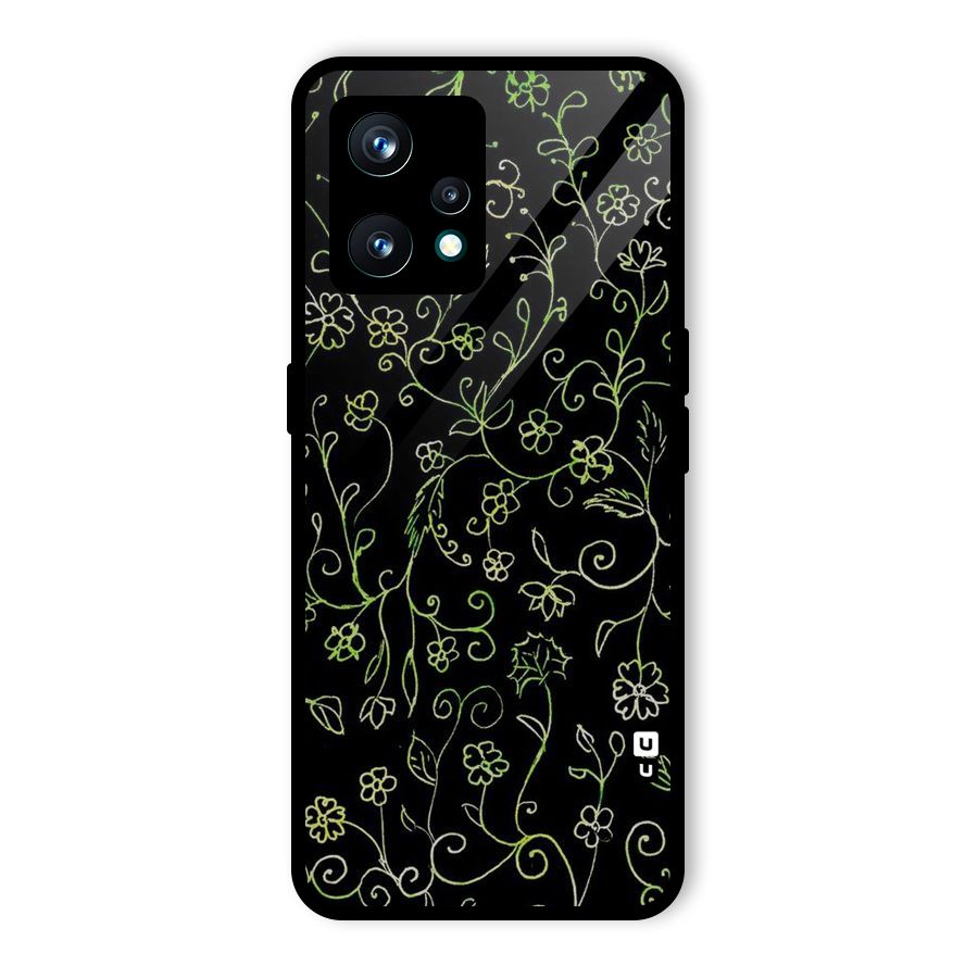 Green Leaves Glass Back Case for Realme 9
