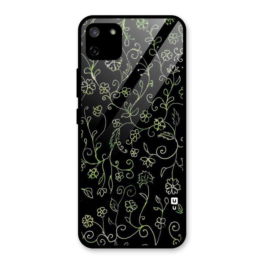 Green Leaves Glass Back Case for Realme C11