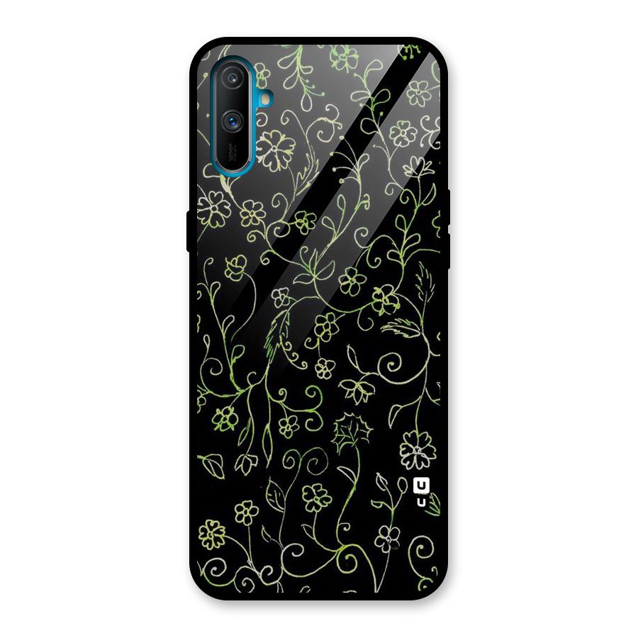 Green Leaves Glass Back Case for Realme C3