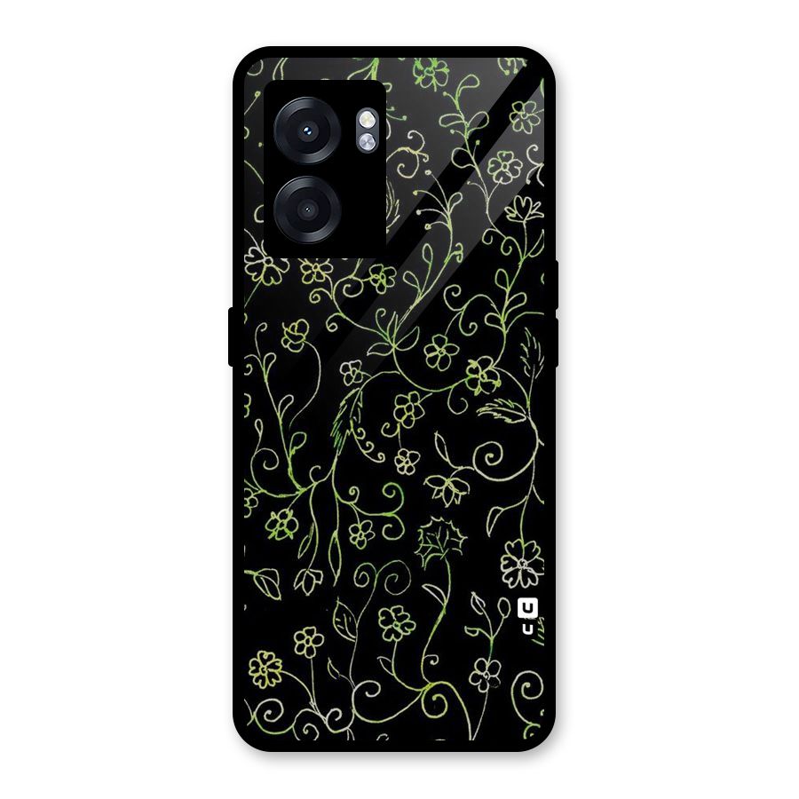 Green Leaves Glass Back Case for Realme Narzo 50 5G