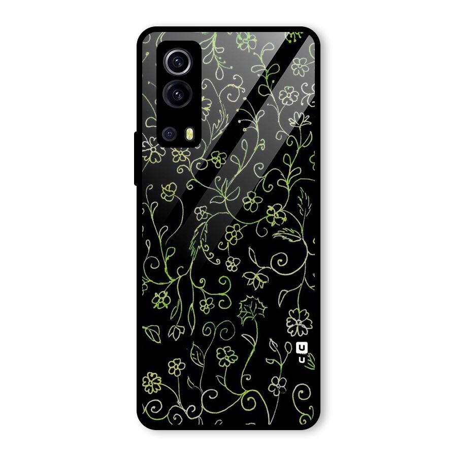 Green Leaves Glass Back Case for Vivo iQOO Z3