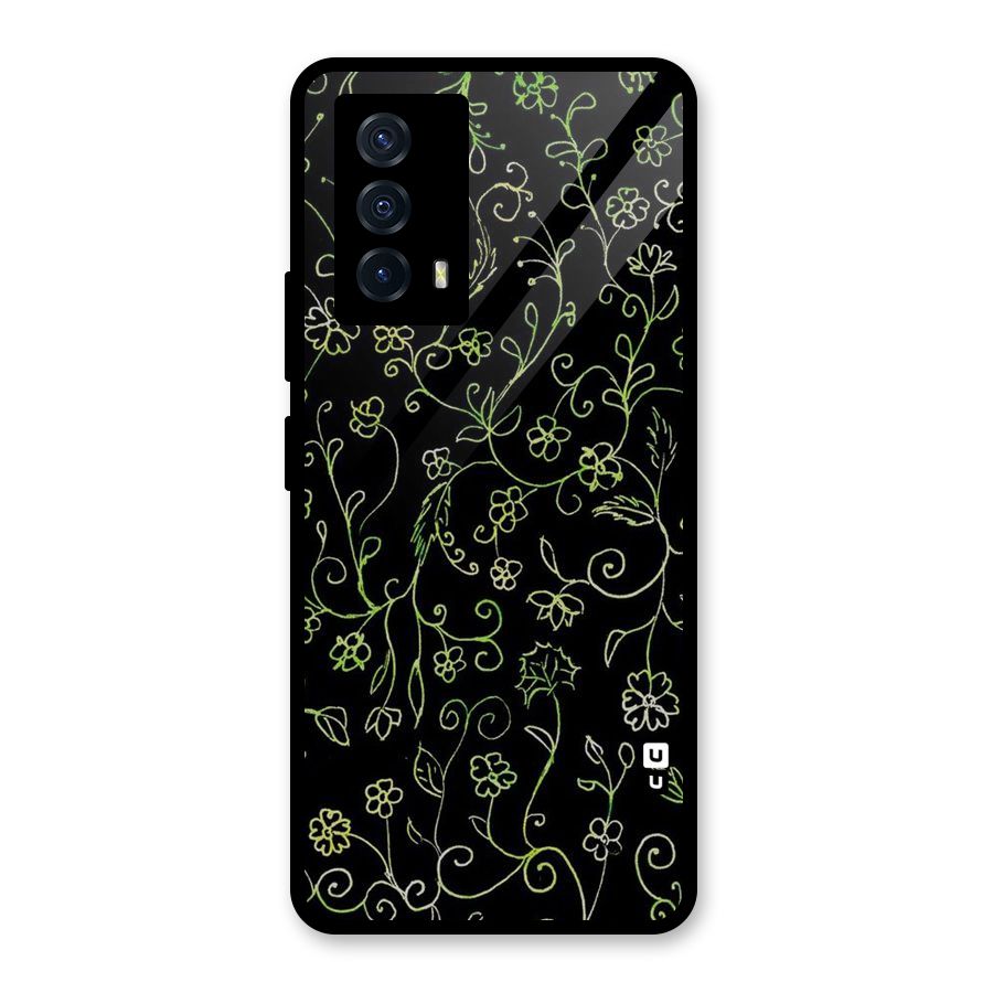 Green Leaves Glass Back Case for Vivo iQOO Z5