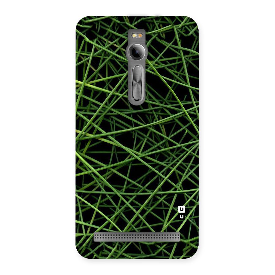 Green Lines Back Case for Asus Zenfone 2