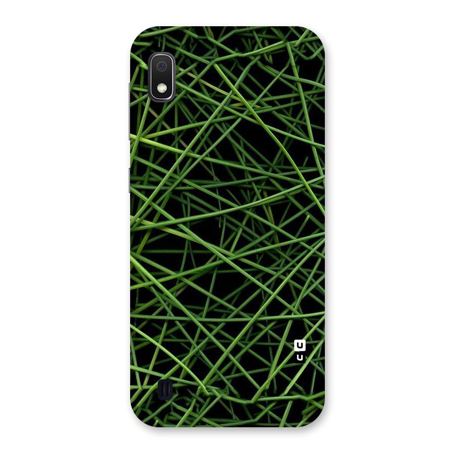 Green Lines Back Case for Galaxy A10