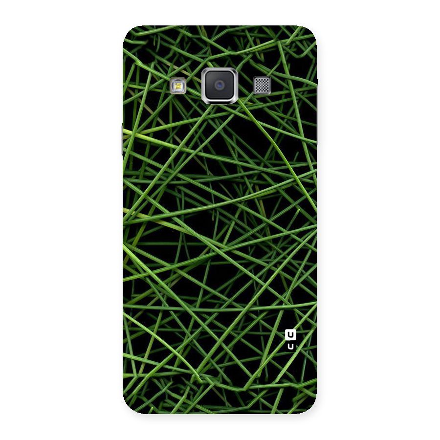 Green Lines Back Case for Galaxy A3