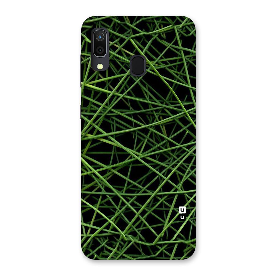 Green Lines Back Case for Galaxy A30