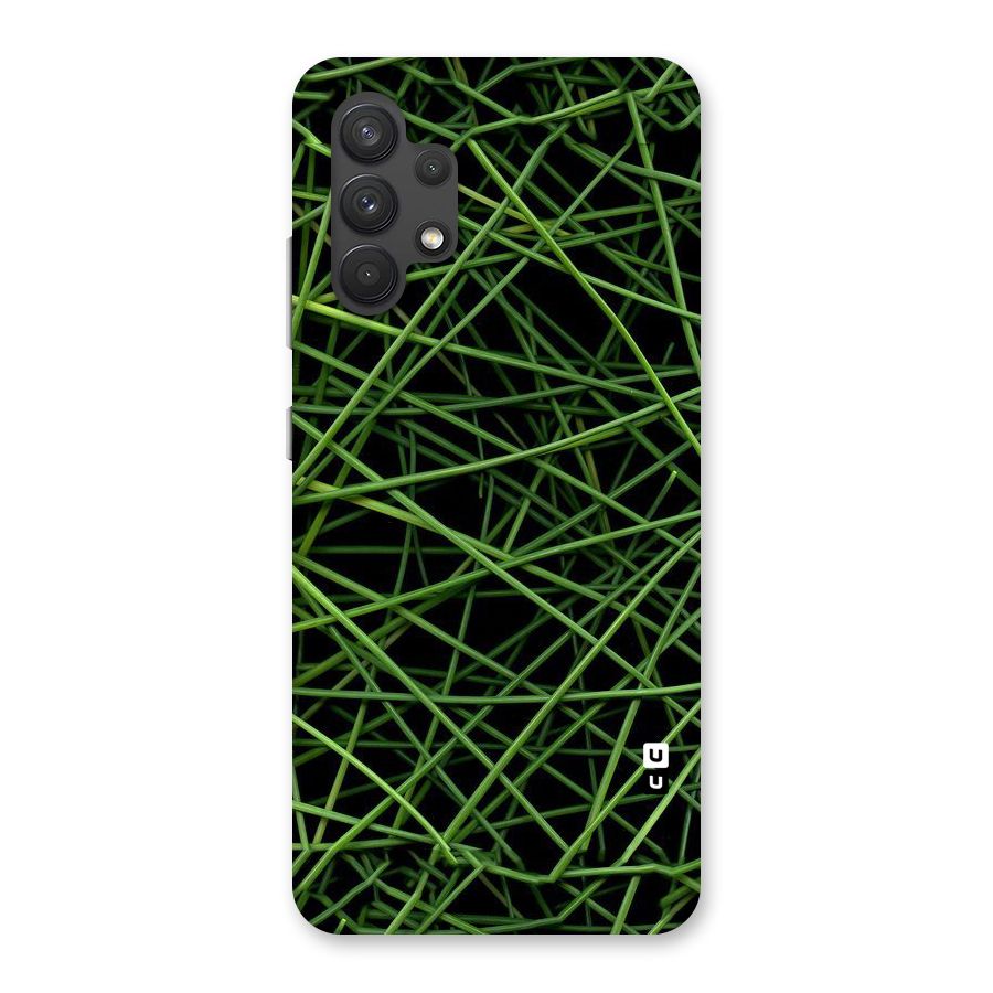 Green Lines Back Case for Galaxy A32