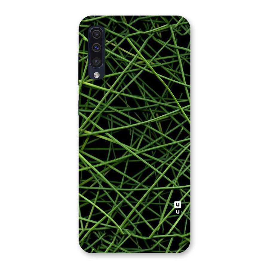 Green Lines Back Case for Galaxy A50