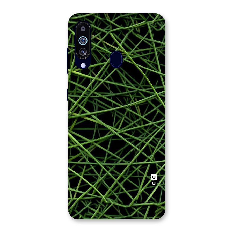 Green Lines Back Case for Galaxy A60