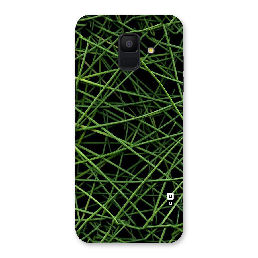 Green Lines Back Case for Galaxy A6 (2018)