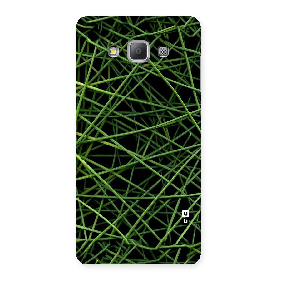 Green Lines Back Case for Galaxy A7