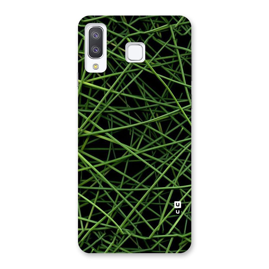 Green Lines Back Case for Galaxy A8 Star