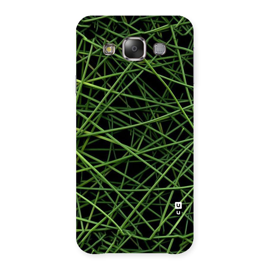 Green Lines Back Case for Galaxy E7