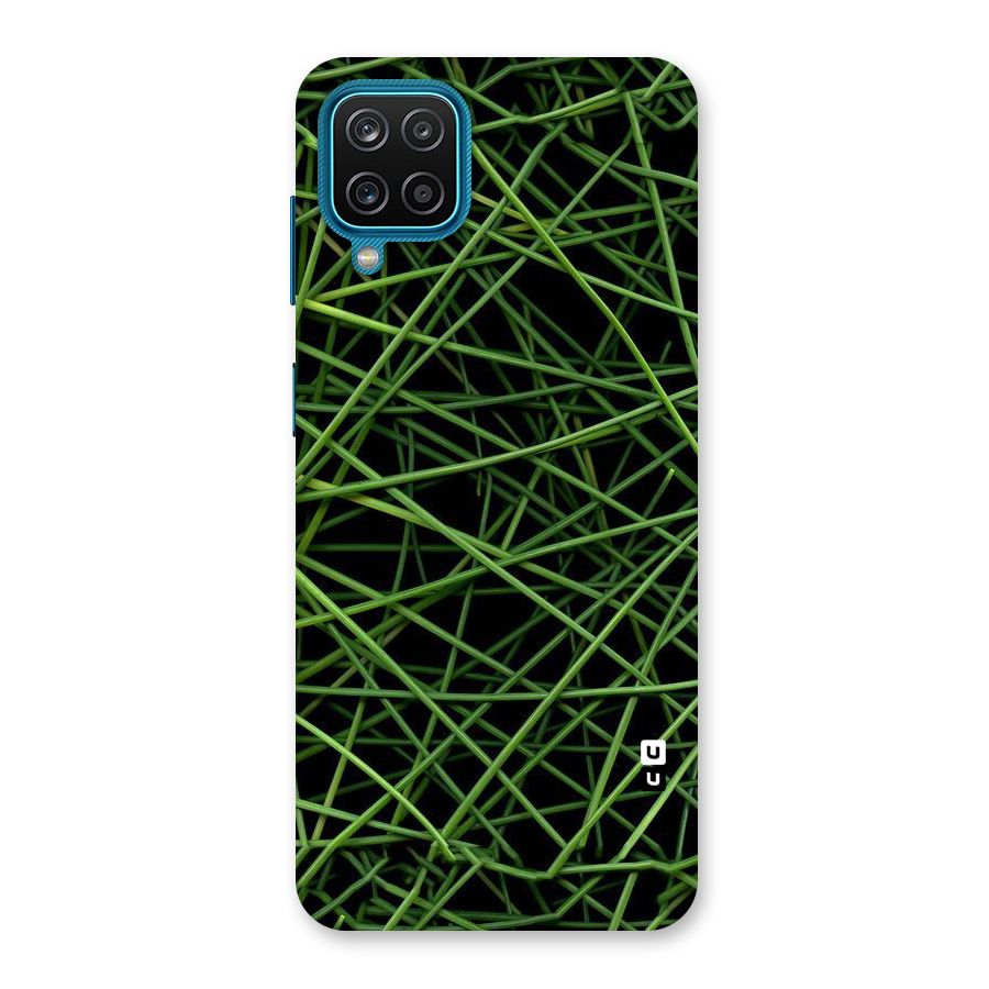 Green Lines Back Case for Galaxy F12