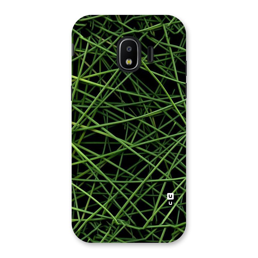 Green Lines Back Case for Galaxy J2 Pro 2018