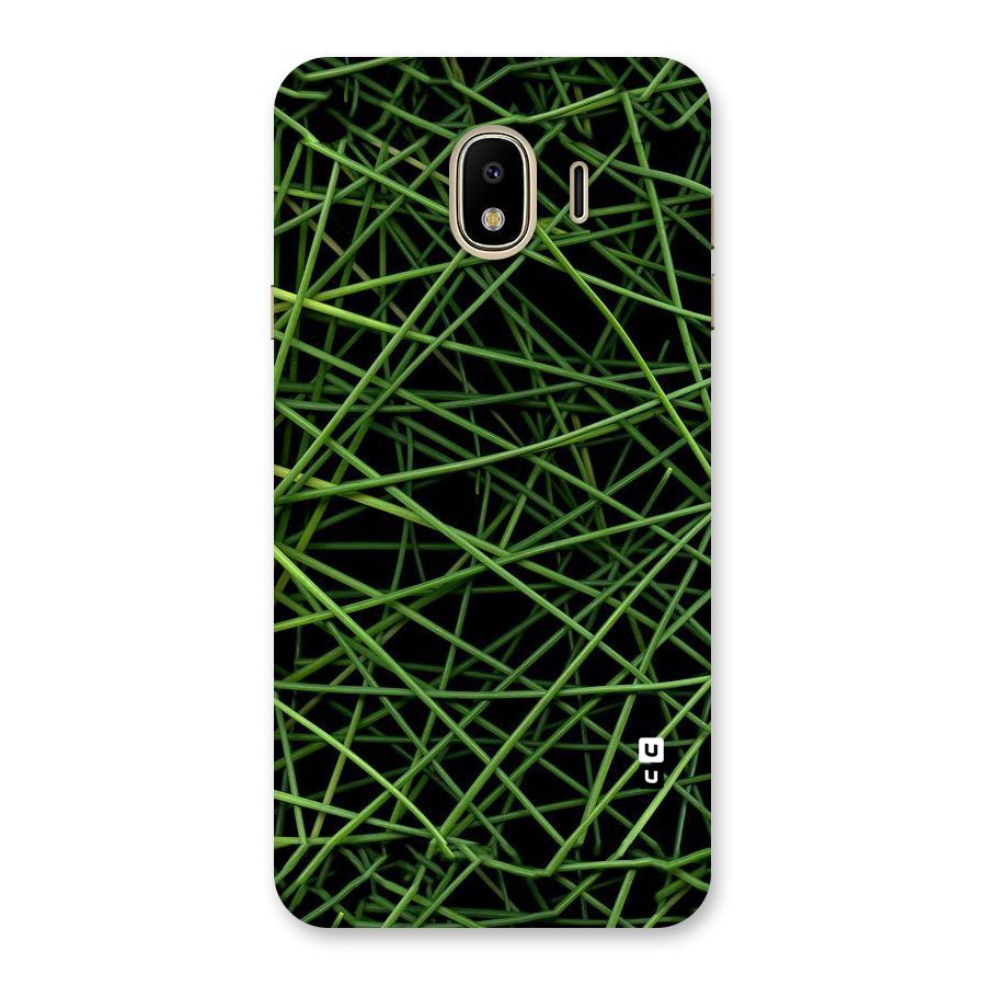 Green Lines Back Case for Galaxy J4