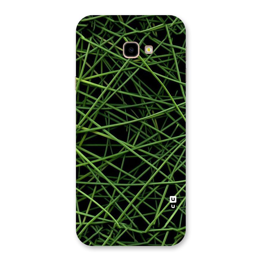 Green Lines Back Case for Galaxy J4 Plus