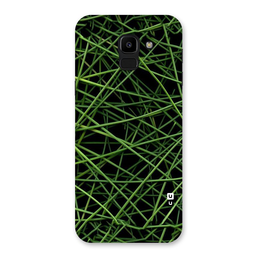 Green Lines Back Case for Galaxy J6