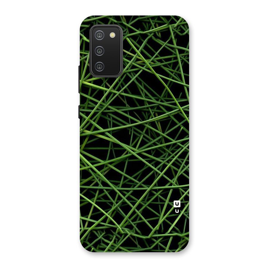 Green Lines Back Case for Galaxy M02s