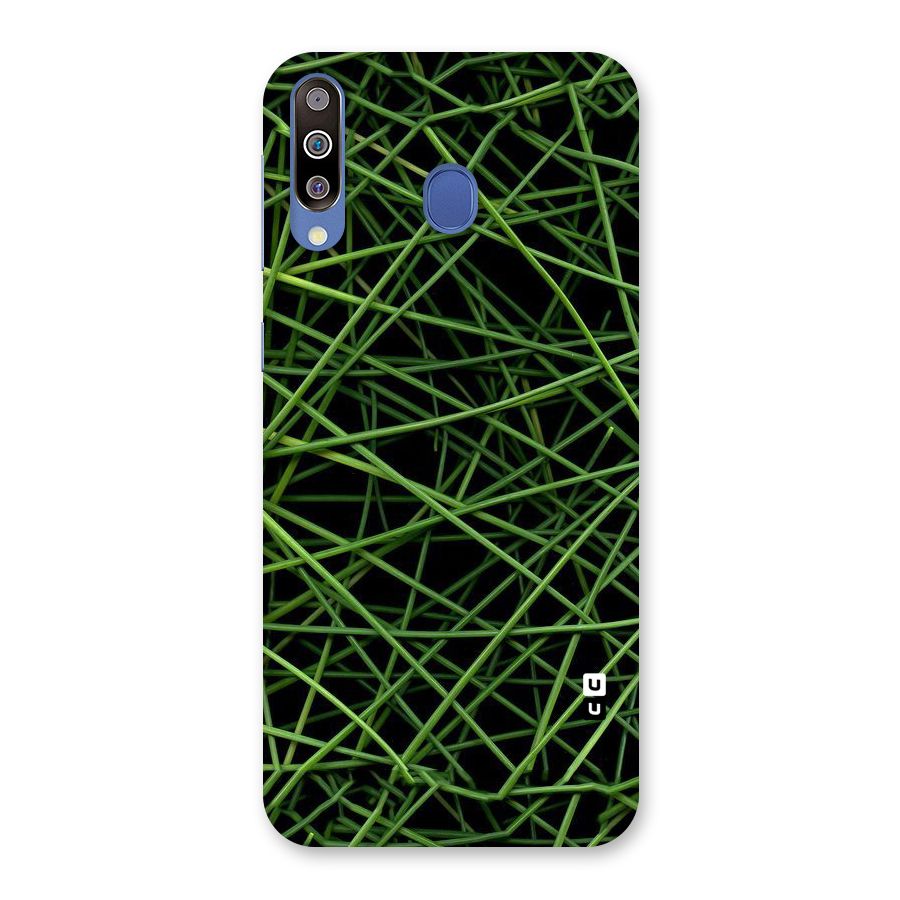 Green Lines Back Case for Galaxy M30