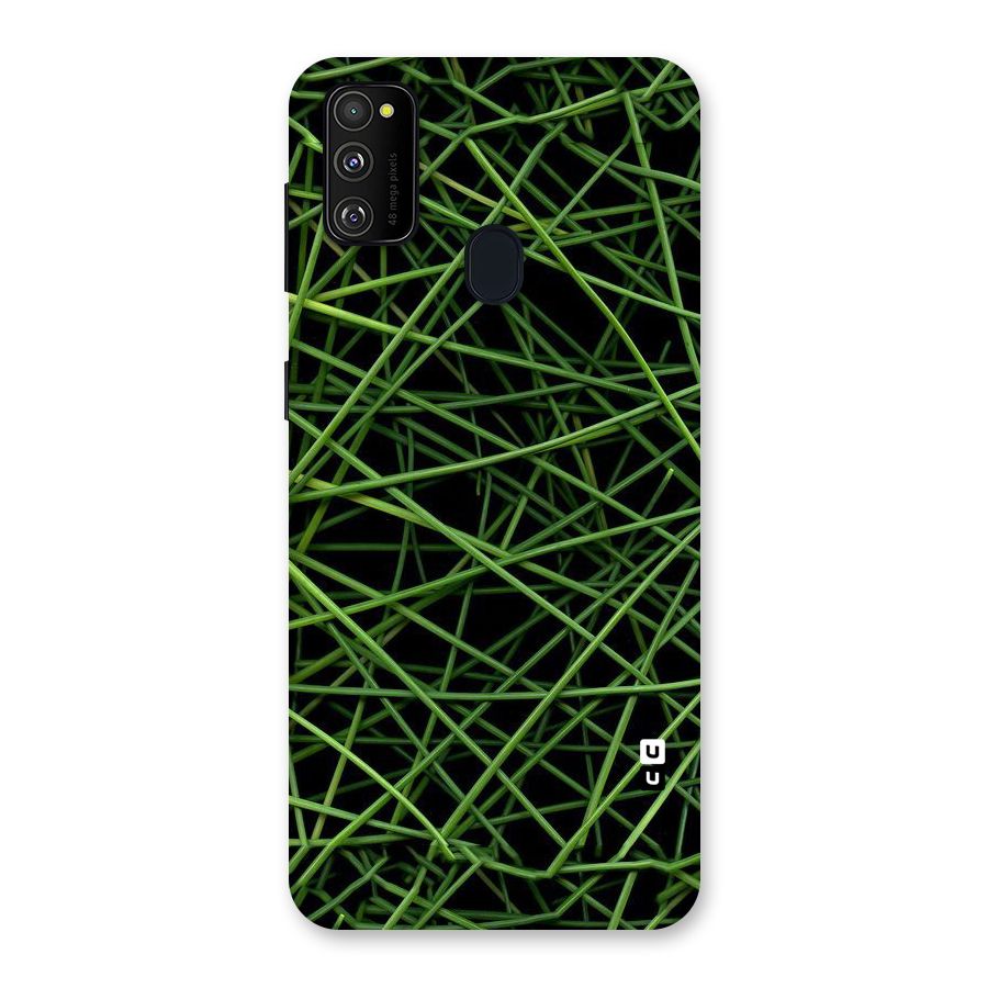 Green Lines Back Case for Galaxy M30s