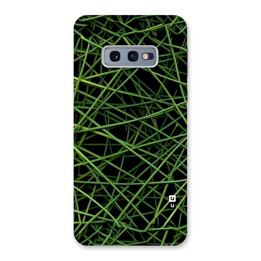 Green Lines Back Case for Galaxy S10e