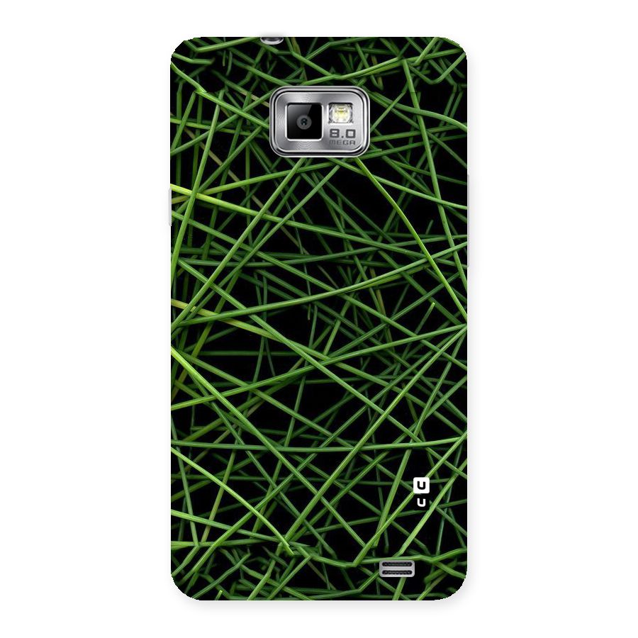 Green Lines Back Case for Galaxy S2