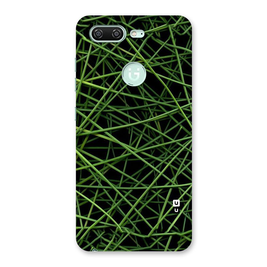 Green Lines Back Case for Gionee S10