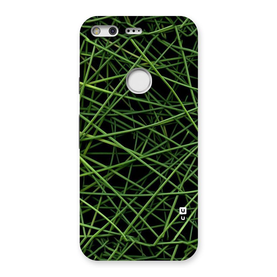 Green Lines Back Case for Google Pixel