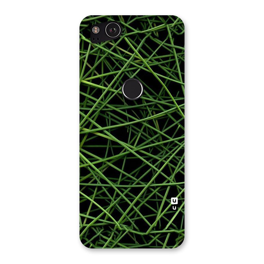Green Lines Back Case for Google Pixel 2