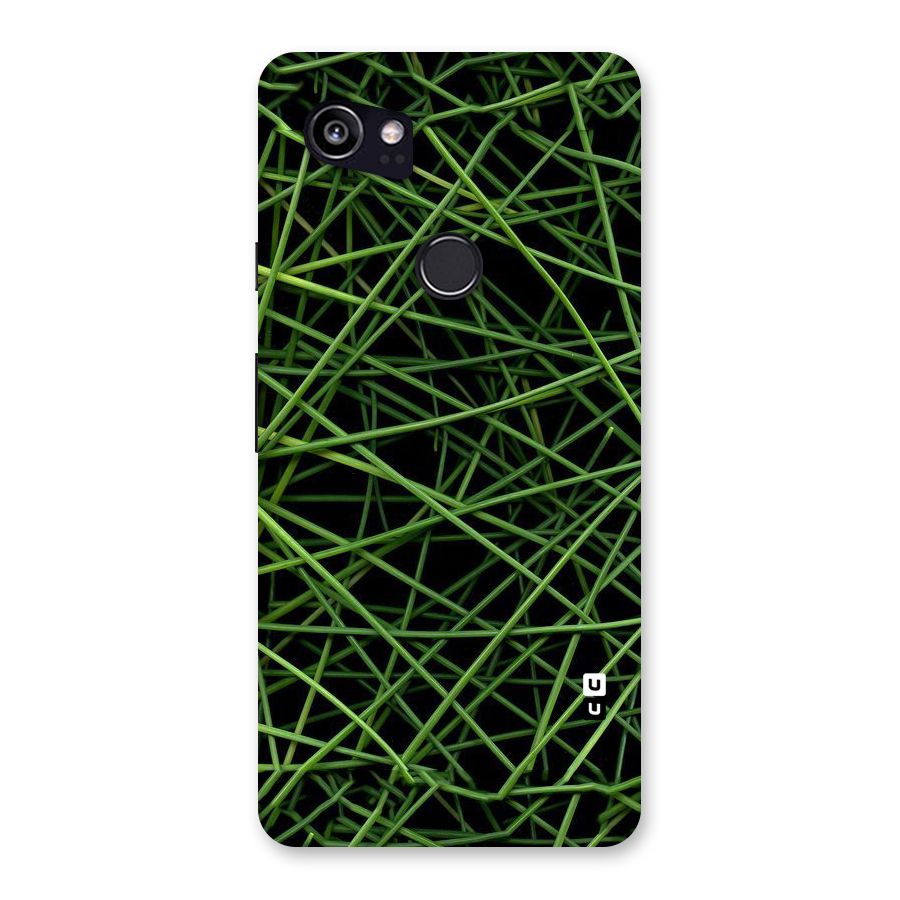 Green Lines Back Case for Google Pixel 2 XL