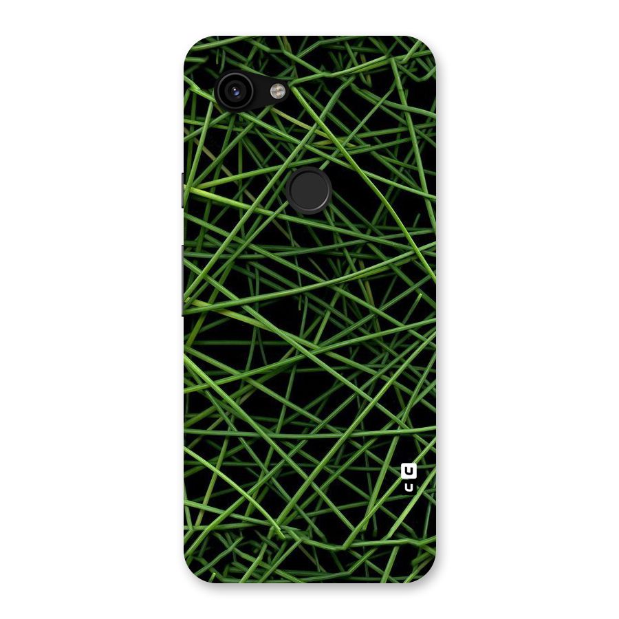 Green Lines Back Case for Google Pixel 3a