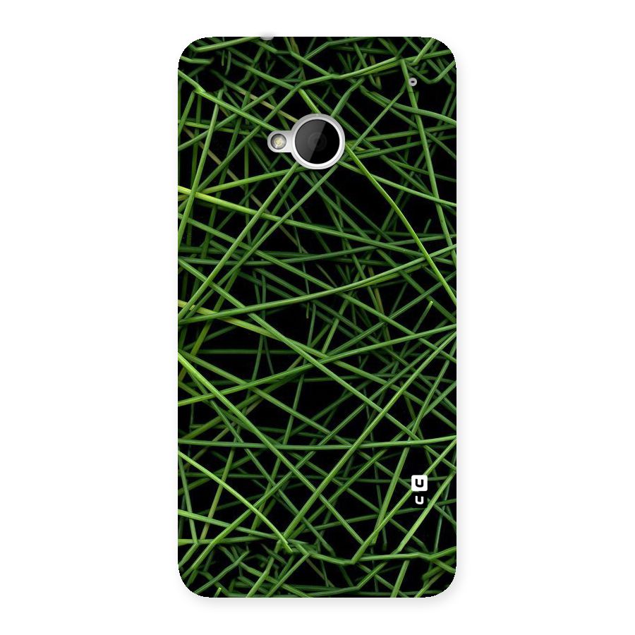 Green Lines Back Case for HTC One M7