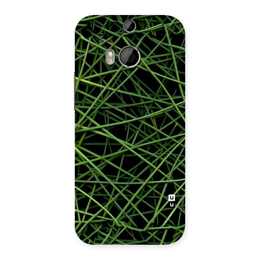 Green Lines Back Case for HTC One M8