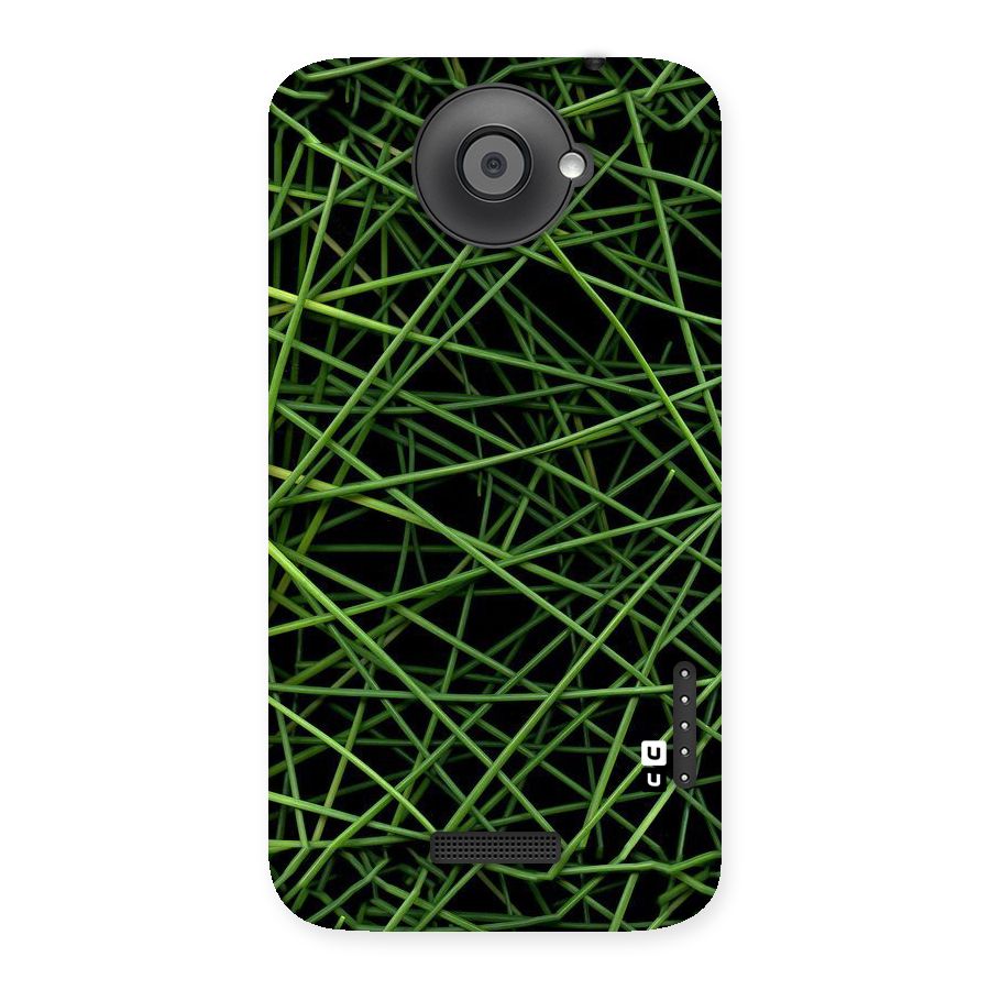 Green Lines Back Case for HTC One X
