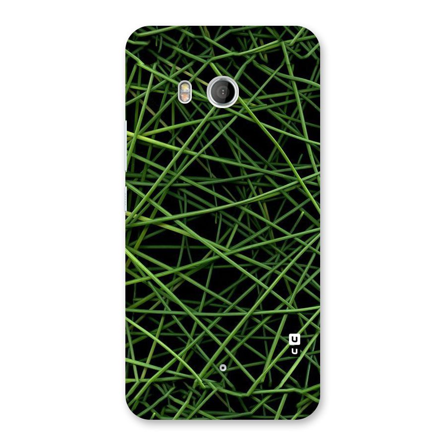 Green Lines Back Case for HTC U11