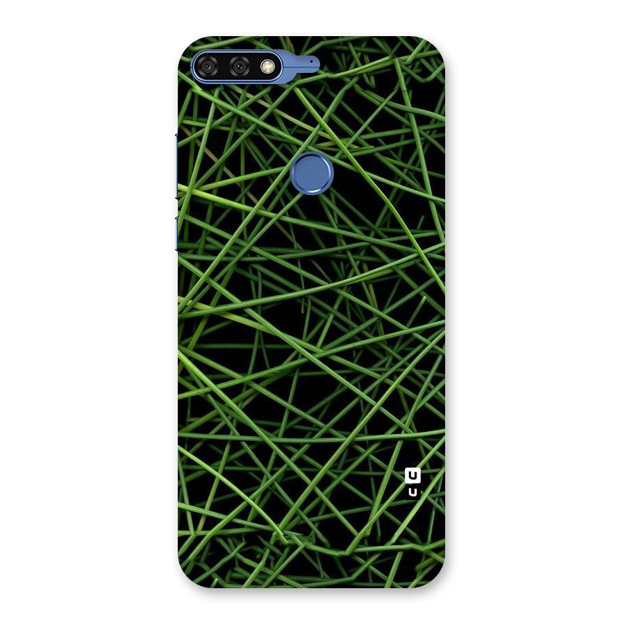 Green Lines Back Case for Honor 7C
